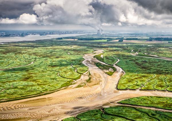 Luchtfoto Saeftinghe