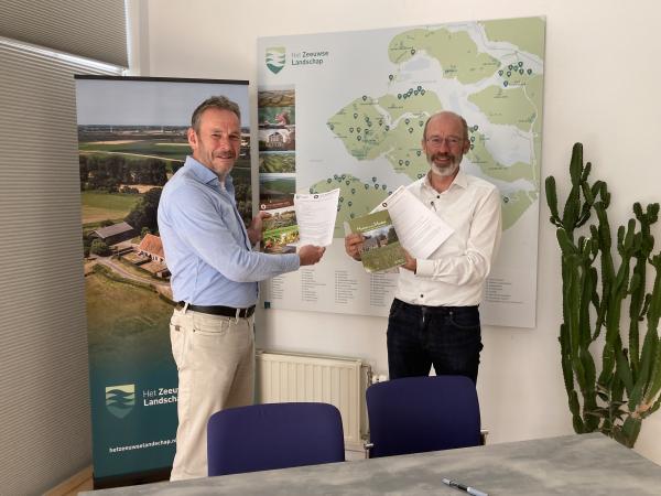 Ondertekening intentieverklaring Herenboeren met Het Zeeuwse Landschap