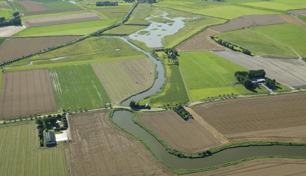 Luchtfoto De Blikken Zeeuws Vlaanderen