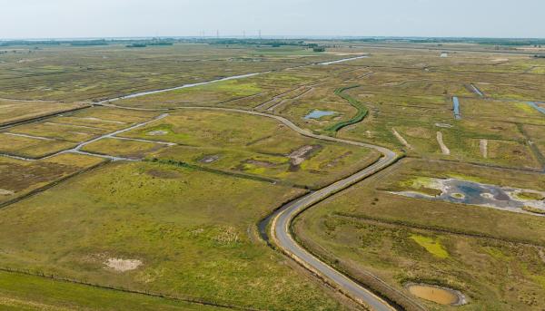 Luchtfoto Yerseke Moer