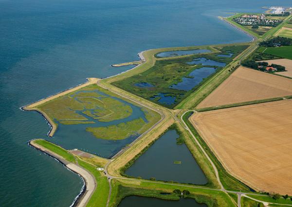 Bovenaanzicht Inlagen Noord-Beveland