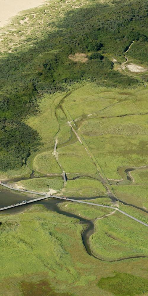 Luchtfoto van de Verdronken Zwarte Polder