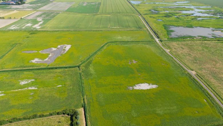 Luchtfoto Sint Laurense Weihoek