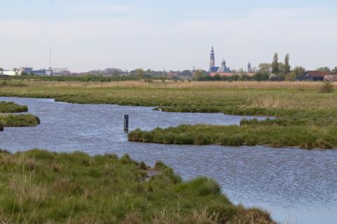 Fietsen Platte van Walcheren, Oude Veerseweg, Zeeland